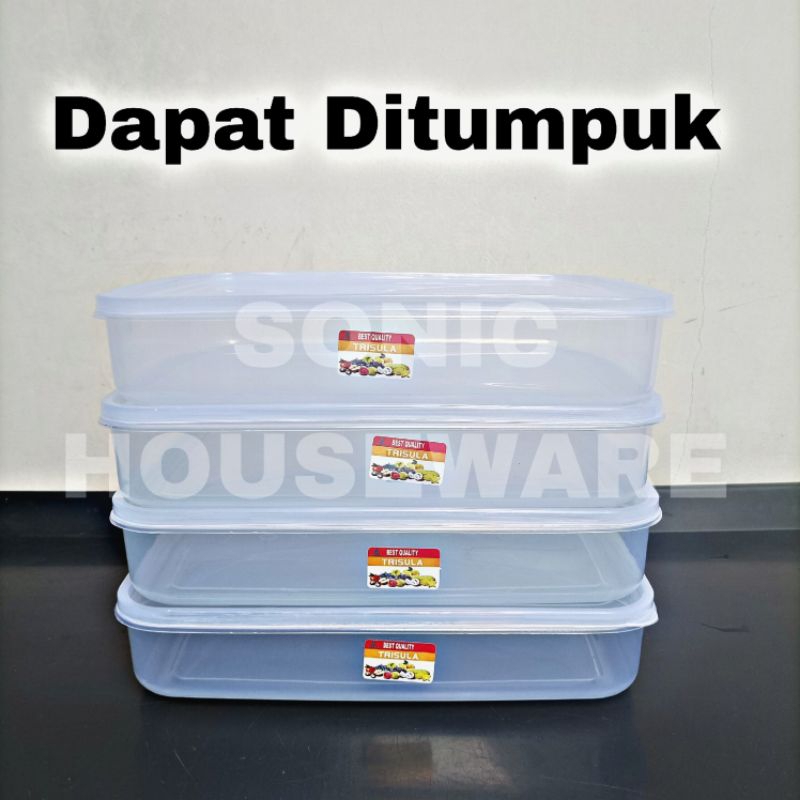 Jual Toples Kotak Makan Makanan Sealware Segi Wadah Food box 2000 ML ...