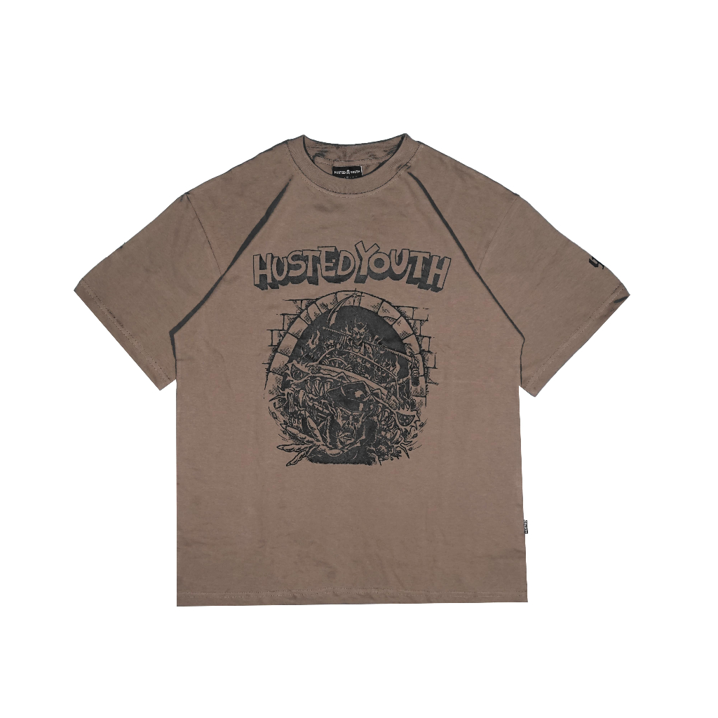 Jual HUSTED KAOS COKLAT PORTASH BROWN TS | Shopee Indonesia