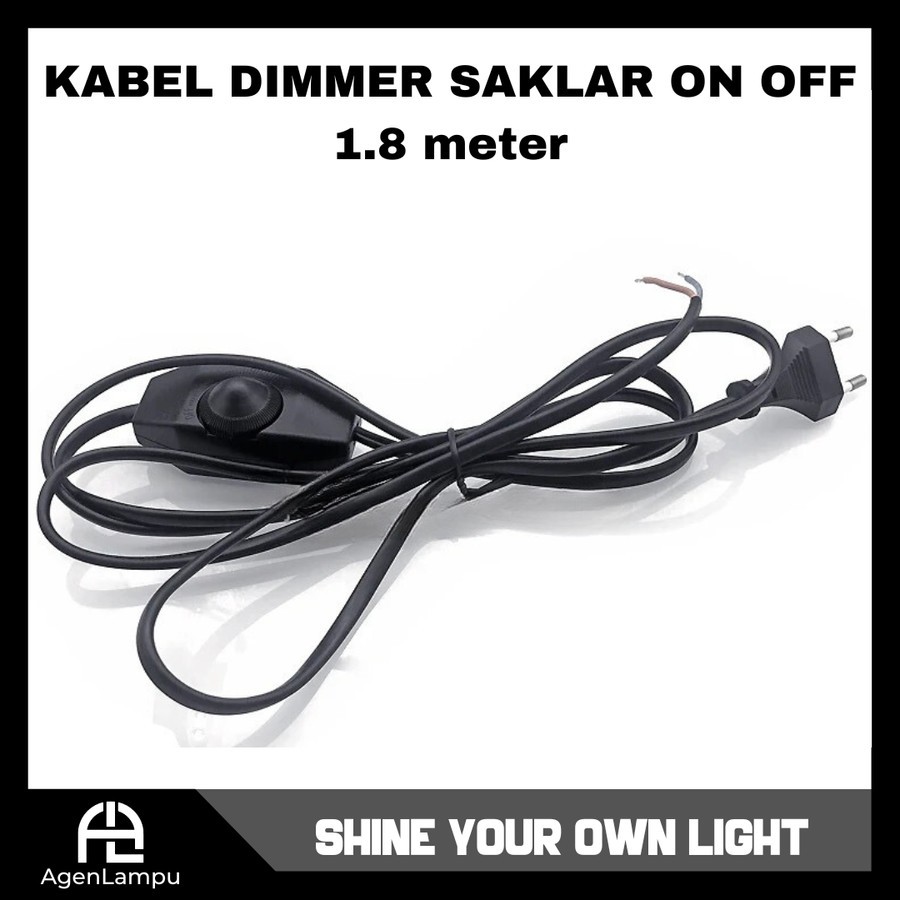 Jual KABEL SAKLAR AC ON OFF DIMMER / CABLE POWER LAMPU LED HIAS STEKER ...