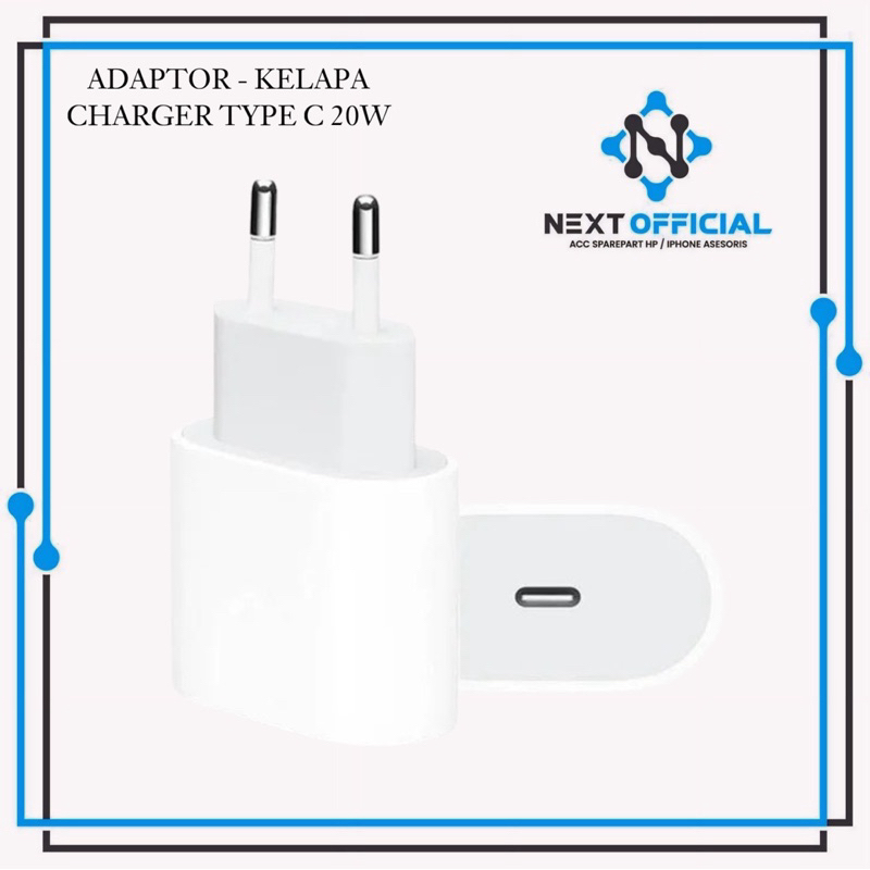 Jual Adaptor Kepala Charger Cas Type C 20W Ip Seri 11 - 11 Pro - 11 Pro ...