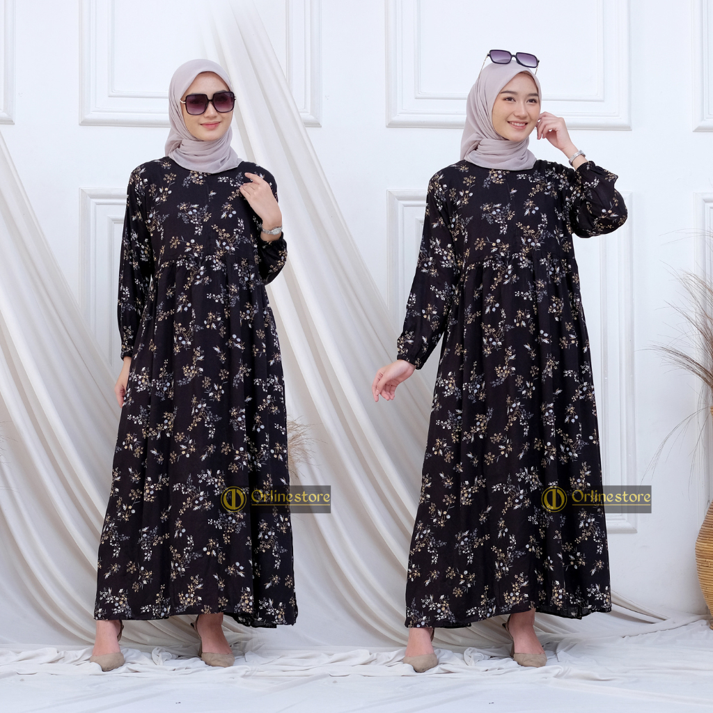 AIME DRESS RAYON *TANPA PURING* - HARASKIRT