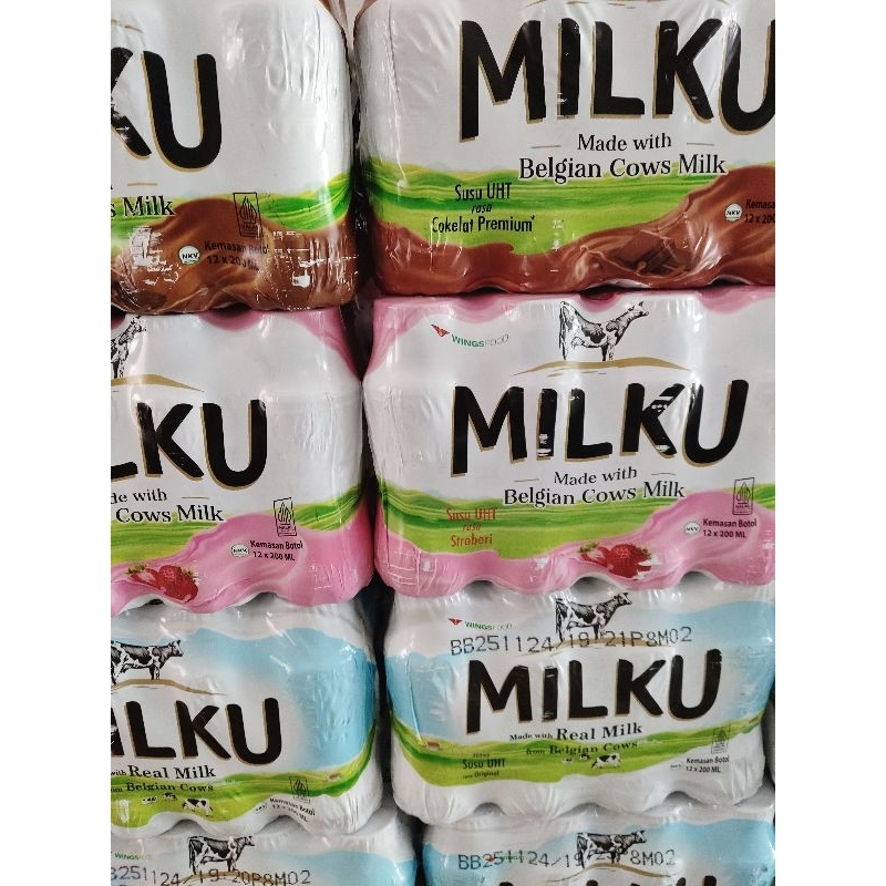 Jual PROMO surabaya susu cair uht milku | Shopee Indonesia