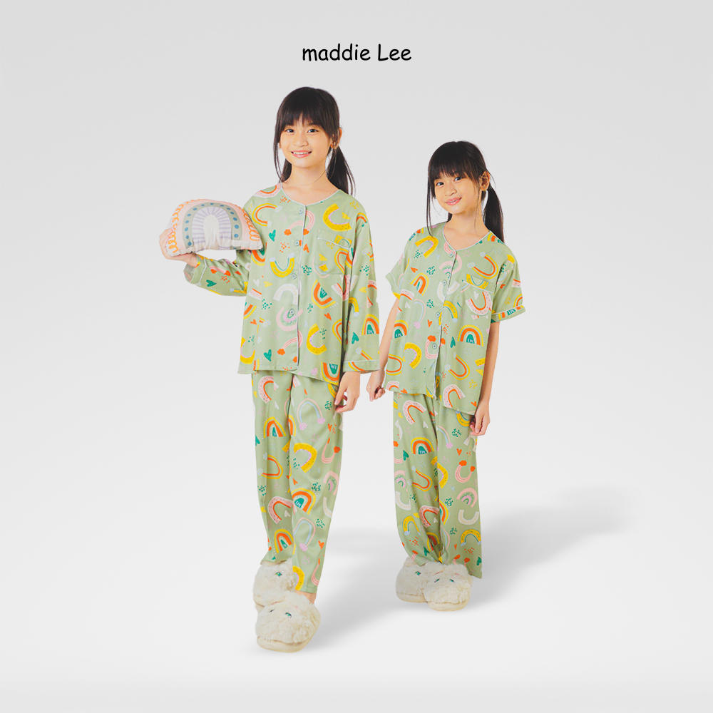 Jual Maddie Lee Kids Piyama Anak Danisa Rainbow Vibes Shopee Indonesia