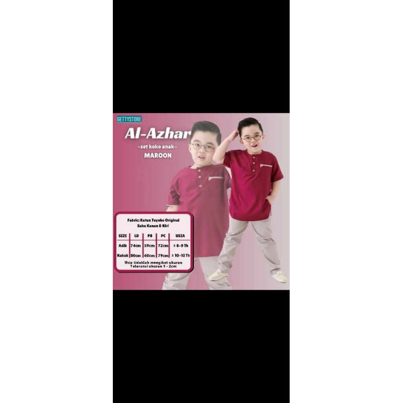 Jual Al Azhar Set kids | Shopee Indonesia