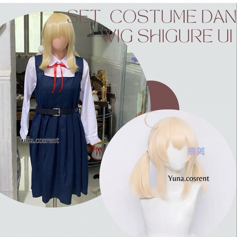 Jual shigure ui costume cosplay fullset include wig | Shopee Indonesia