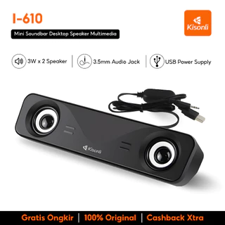 Kisonli Speaker Laptop / Komputer Soundbar I610