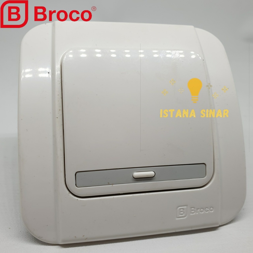 Jual Saklar Broco Galleo Single / Singel / Engkel / Saklar ON OFF Lampu ...
