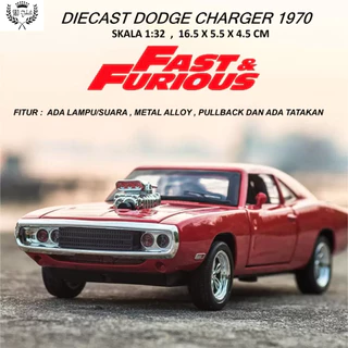 Diecast Mobil Fast Furious Dodge Charger 1:32 Detail Bagus