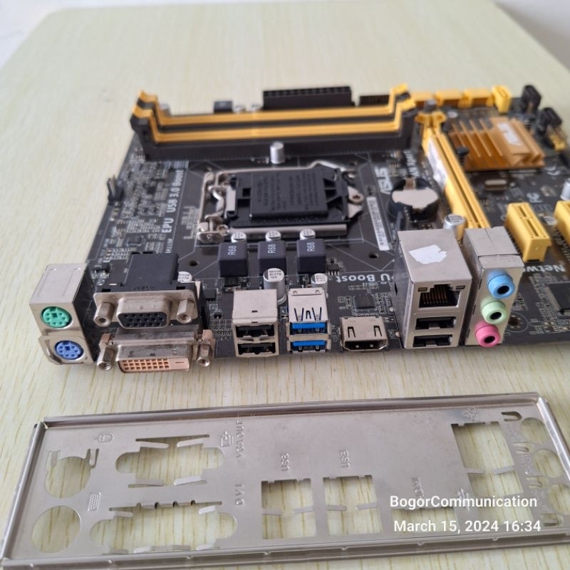 Jual Motherboard B85 Asus B85M-G Intel Haswell Socket 1150 DDR3 ...