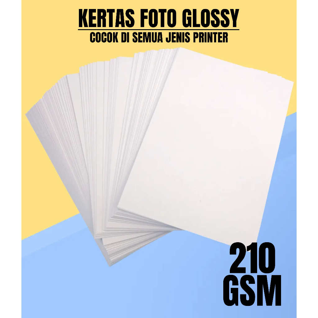 Jual Kertas Foto Glossy A4 Photo Glossy Paper A4 Support Epson