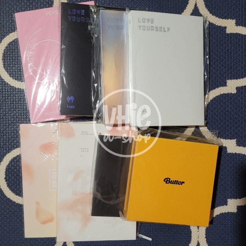 Jual Album BTS Official Unsealed Fullset (HYYH pt. 1 & pt. 2, Wings
