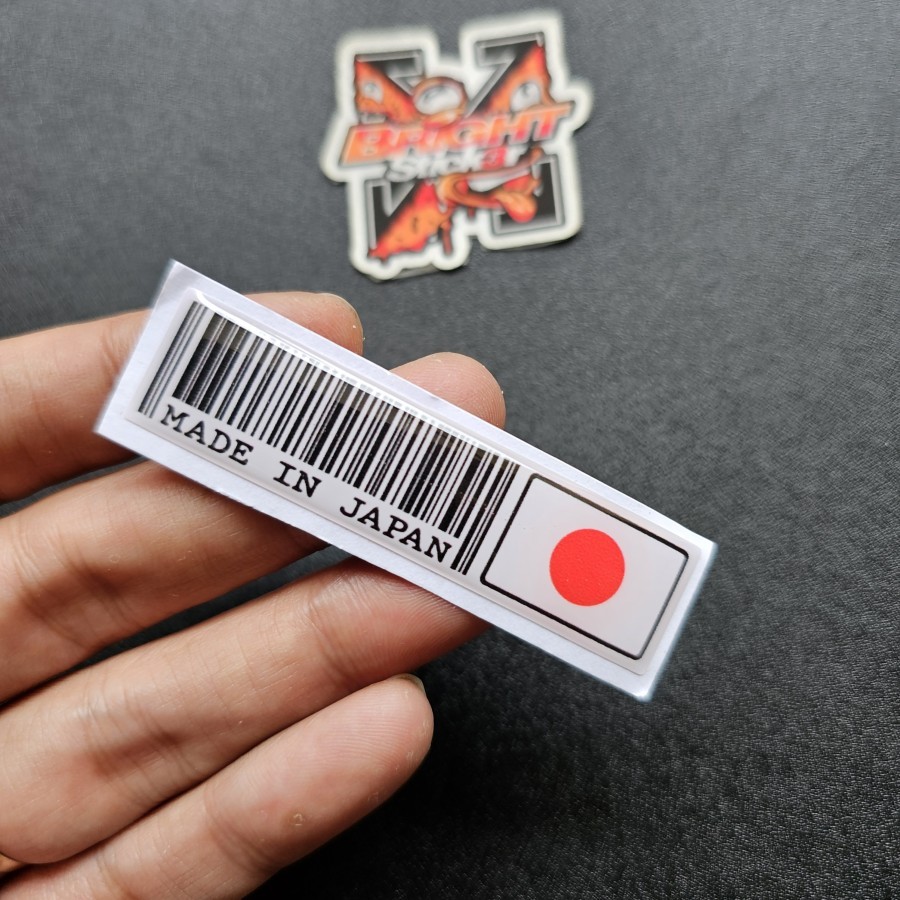 Jual Sticker Stiker Made In Japan Barcode Timbul 31pcs | Shopee Indonesia