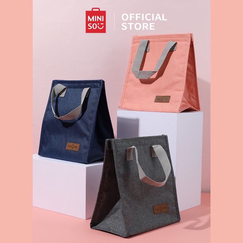 Jual Official BALI MINISO Tas Bekal Tas Lunch Tas Makan Siang Warna ...