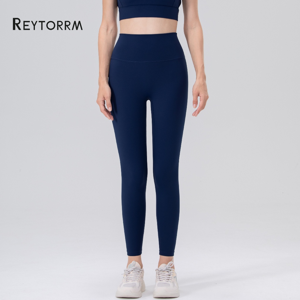 Jual Reytorrm Lycra Legging Celana Olahraga Wanita High Waist Polos Yoga Pants Gym Sport Ck