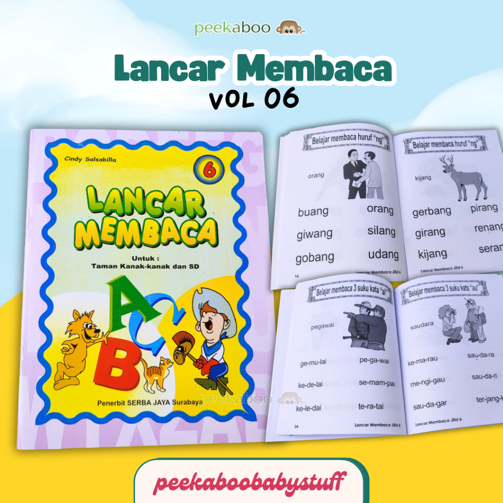 Jual BUKU ANAK LANCAR MEMBACA - VOL 06 | BUKU PANDAI BELAJAR MEMBACA ...