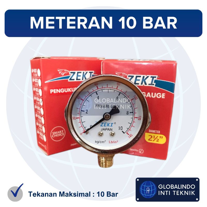 Jual Meteran Angin Manometer Pressure Gauge Alat Pengukur Tekanan ...