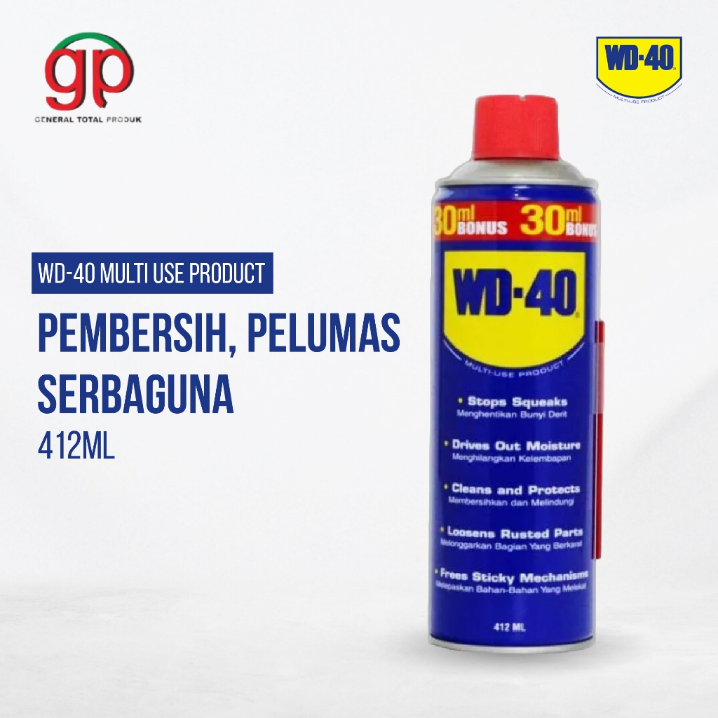 Jual WD40 Pelumas Anti Karat WD 40 412ML Pembersih Karat | Shopee Indonesia