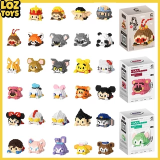 LOZTOYS Nano Building Block Mini Karakter Kartun Bricks Balok Susun DIY Mainan Anak 3D Puzzle Toys Blok bangunan Lucu Gift Mainan Edukasi Anak