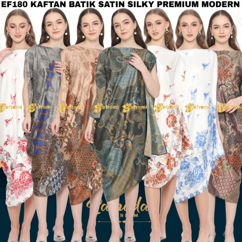 Jual Kaftan Modern Batik Kaftan Indonesia Party Dress 180 Awn