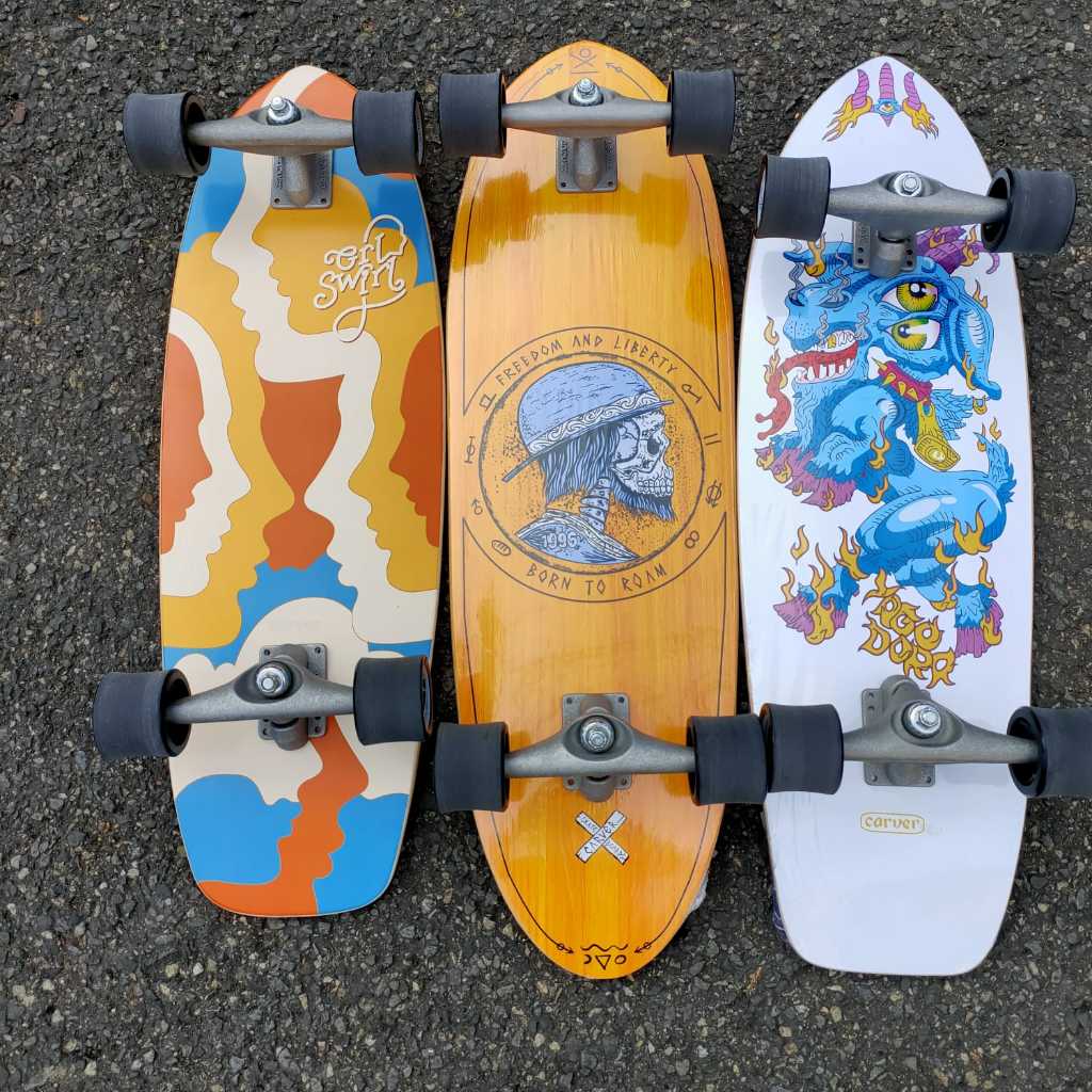 YOW Surfskate longboard cruiser skateboard downhill carver