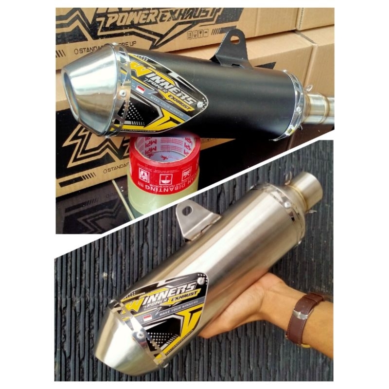 Jual slincer knalpot klx Crf D-Tracker WR inlet 38 44 50 mm | Shopee ...