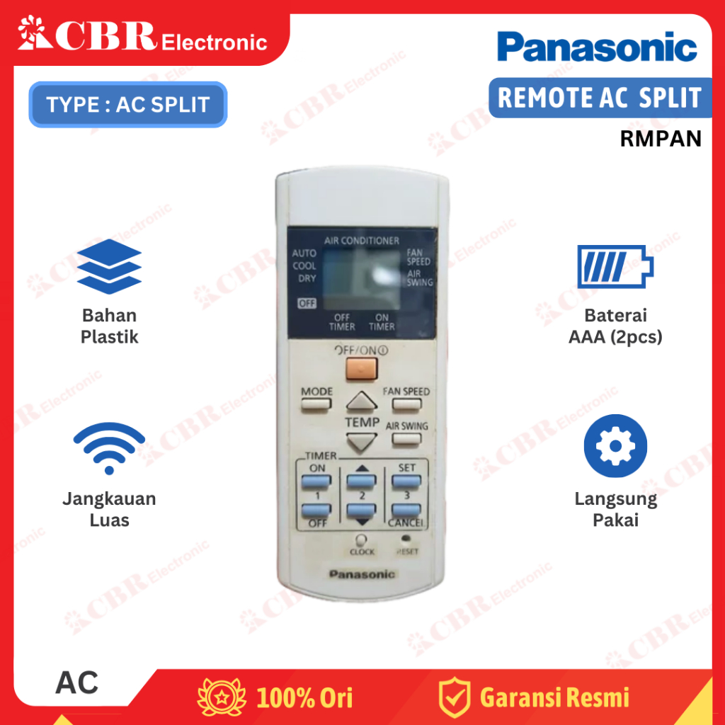 Jual Remote AC PANASONIC RMPAN | Shopee Indonesia