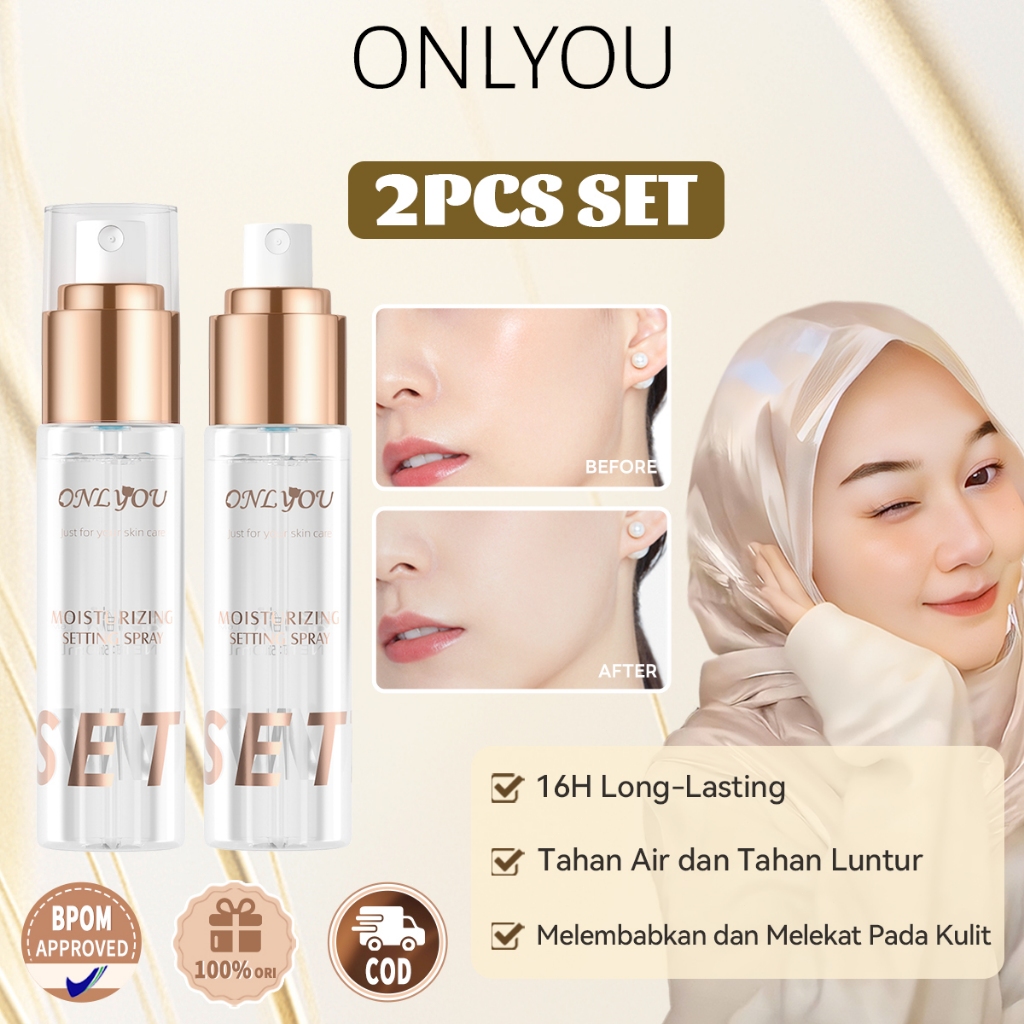 Jual 【BPOM】【100ORI】ONLYOU Moisturizing Setting Spray Makeup Stay Lock