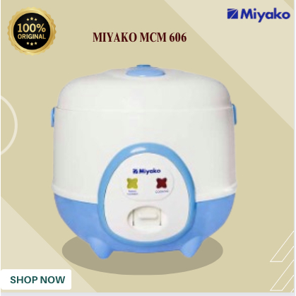 Jual RICE COOKER MIYAKO MCM 606 MAGIC WARMER PLUS/MCM-606/MCM606/MCM ...