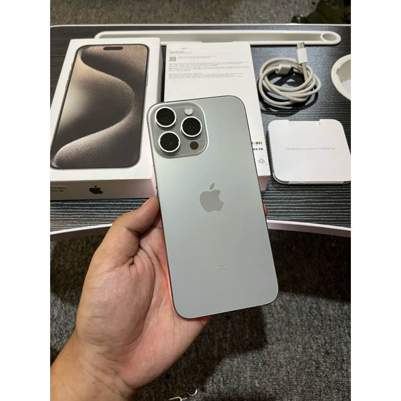 Jual iphone 15 pro max 256 ibox super likenew | Shopee Indonesia