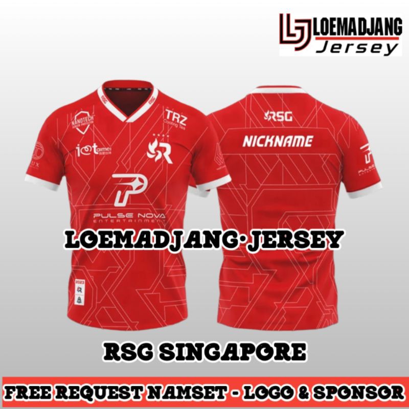 Jual JERSEY KAOS GAMING TEAM RSG SINGAPORE E-SPORT TERBARU 2024 ...