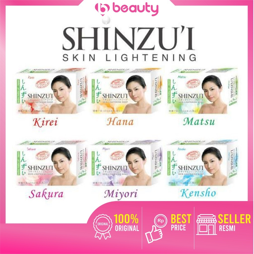 Jual Shinzui Sabun Batang Skin Lightening Body Soap G Sakura Matsu Kirei Shopee Indonesia