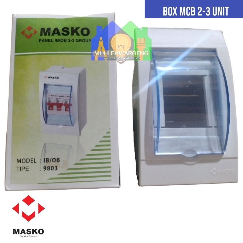 Jual MASKO BOX PANEL MCB ISI 2-3 GRUP 9803 INBOW OUTBOW | Shopee Indonesia