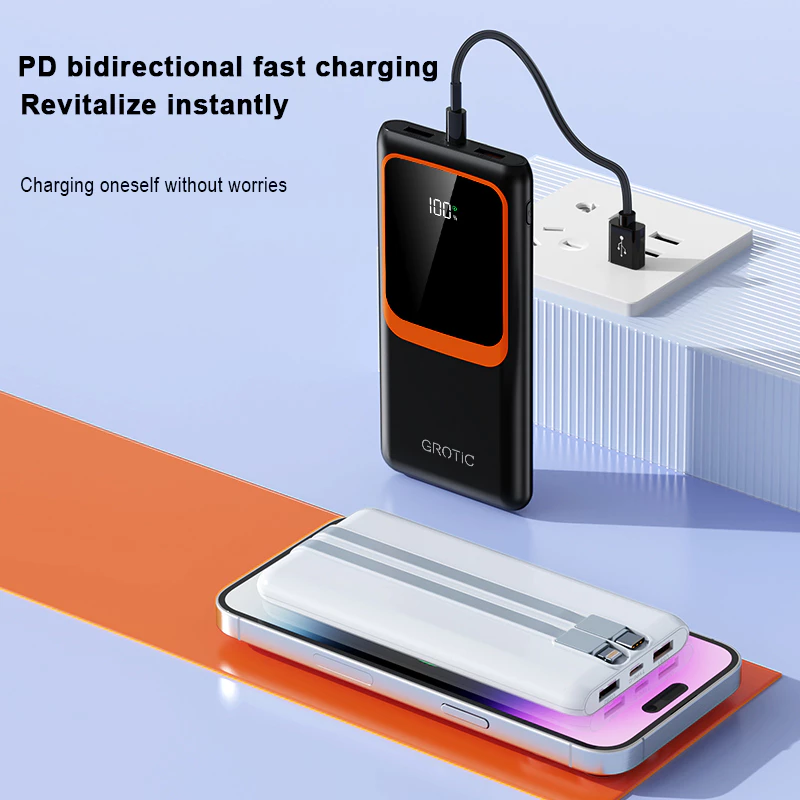 GROTIC Powerbank Fast Charging Dual Port USB 10000mAh BY016