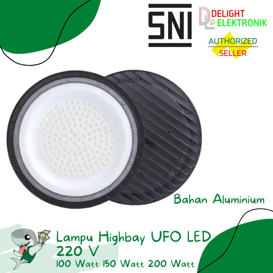 Jual Lampu Highbay Led Ufo Sorot Plafon Watt Shopee Indonesia