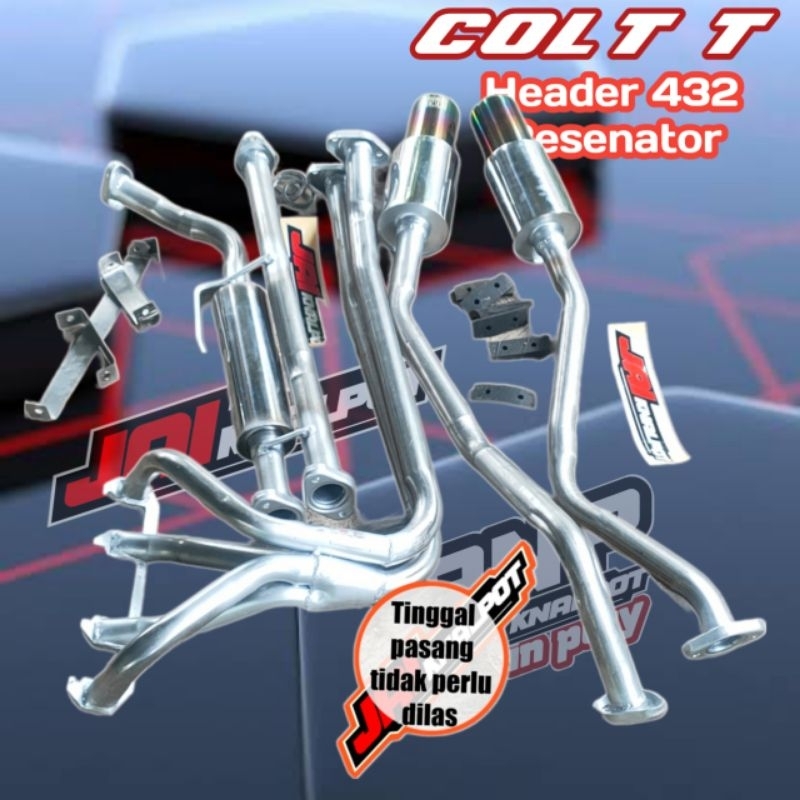 Jual Colt T header 432 resonator full set | Shopee Indonesia