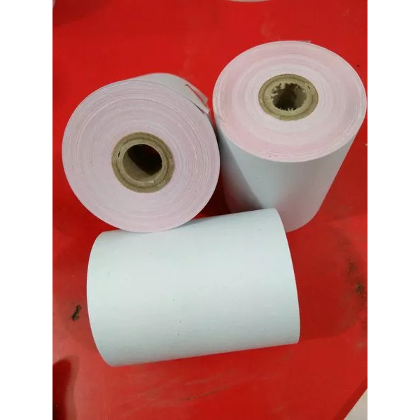 Jual Kertas Struk Rangkap NCR 2ply 75x60 76x60 Paper Roll Printer Dot ...