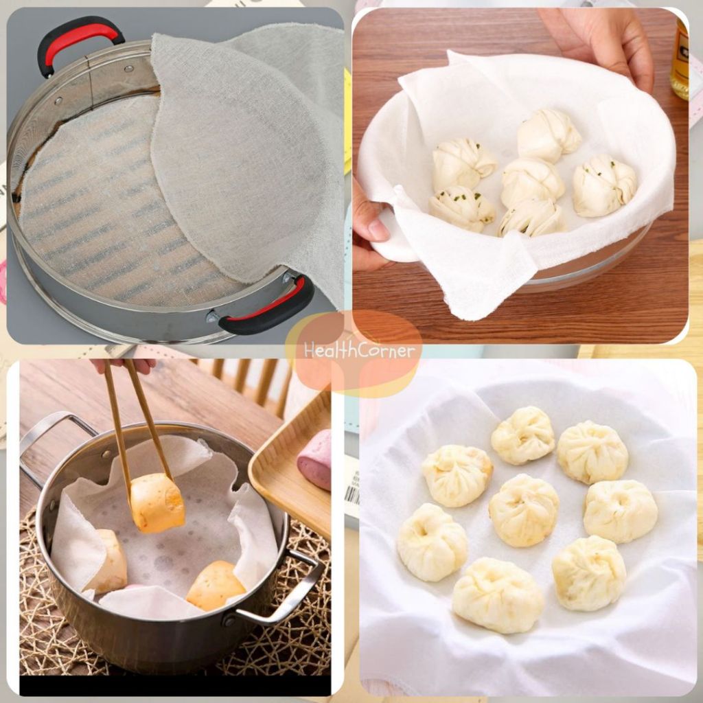 Jual Kain Kukus Masak Roti Kue Bakpao / Pangsit - Kain Alas Pelindung ...