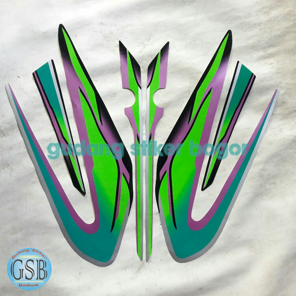 Jual STIKER STRIPING MOTOR RXS RX SPECIAL 1999 HIJAU FULL SET STANDAR ...