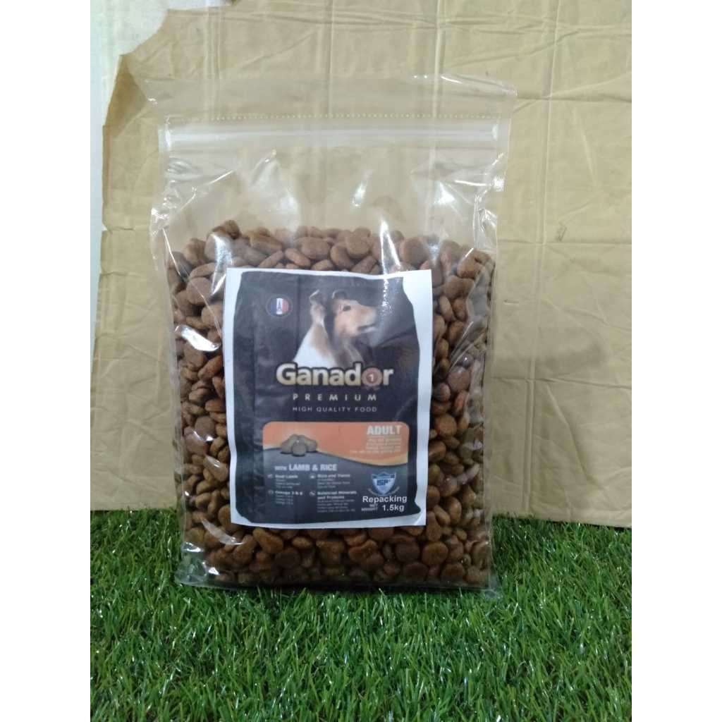 Jual Ganador Adult Lamb & Rice Makanan Anjing All Breeds Repack 1,5kg ...