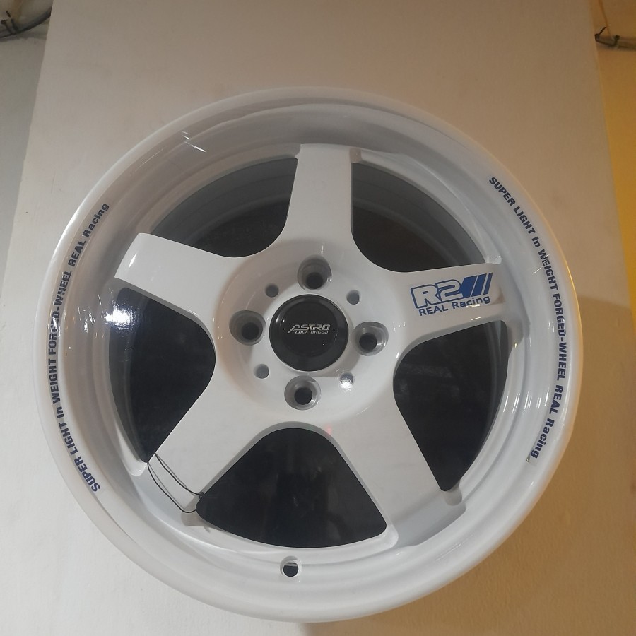 Jual Velg Astro Flow Forged ASTR2 15x6.5 H 4x100 ET42 73.1 White ...