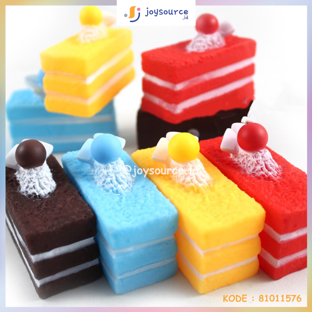 Jual MAINAN ANAK MURAH SQUISHY CAKE SS1576 KUE POTONG ULANG TAHUN KUE
