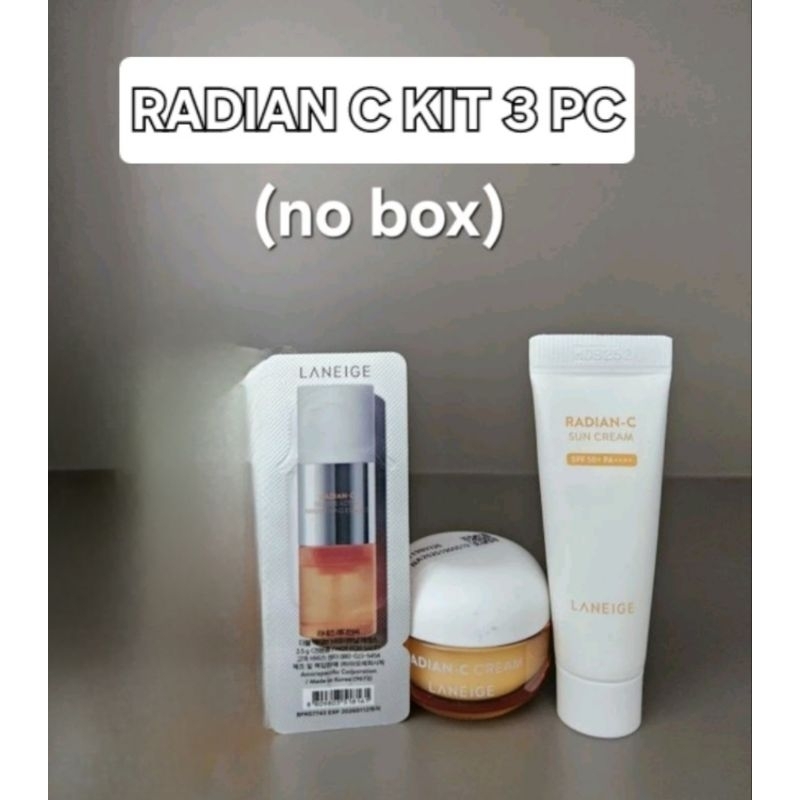 Jual LANEIGE Radian C Trial Kit [3items] | Shopee Indonesia