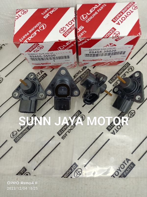 Jual SENSOR VALVE EGR TOYOTA INNOVA FORTUNER HILUX HIACE LANDCRUISER ...