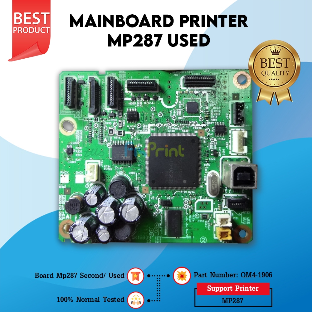 Jual Board Printer Canon MP287 Used Mainboard Canon Mp287 Used Motherboard MP287 Original Cabutan Shopee Indonesia