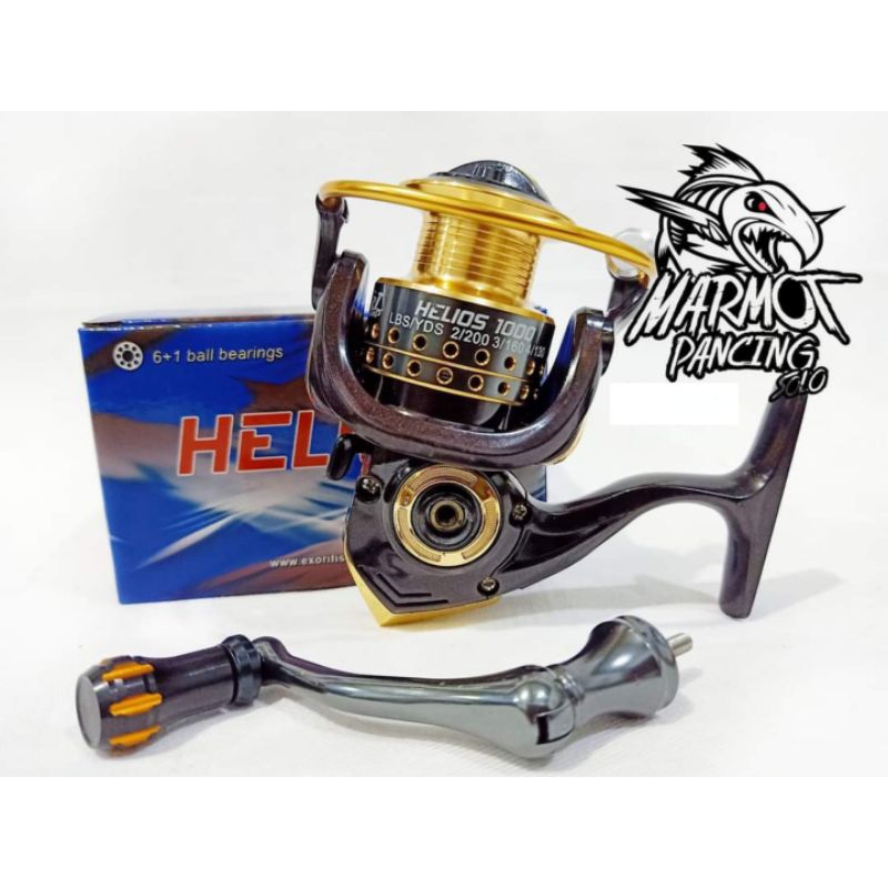 Jual REEL SPINNING EXORI HELIOS POWER HANDLE | Shopee Indonesia