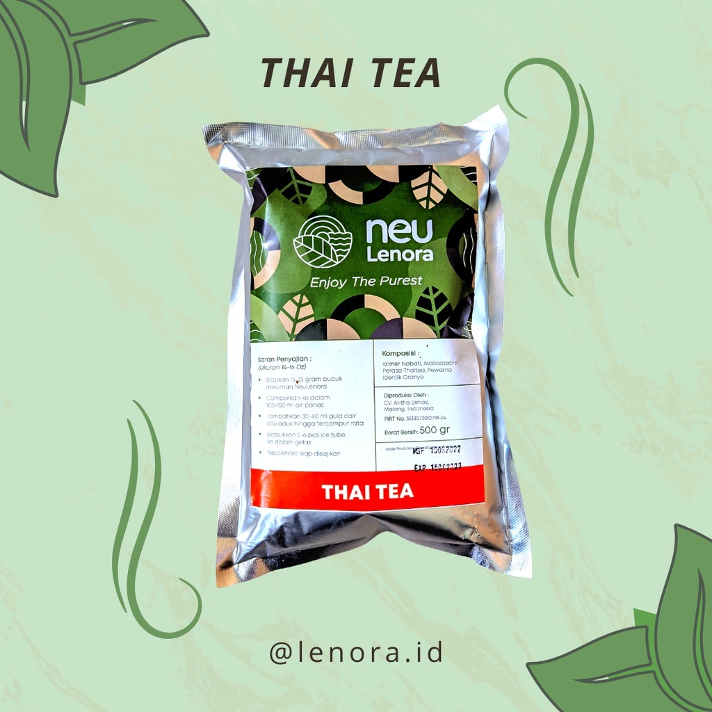 Jual Bubuk minuman Thai Tea premium plain 500gram | Shopee Indonesia