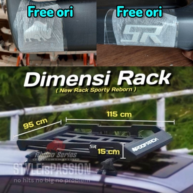 Jual New Rack Sporty Reborn Rack Mobil - Sunrise Rhiino Rack Mobil ...