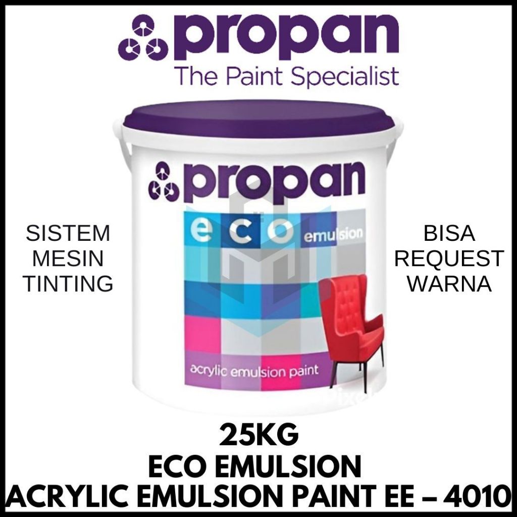 Jual Cat Tembok Interior Propan Eco Emulsion Pail 25kg Sistem Tinting Bisa Request Warna 3835