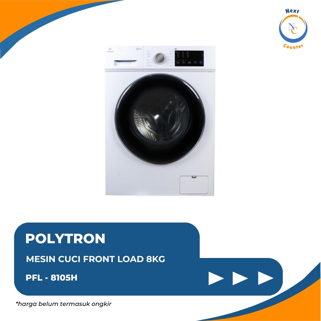 Jual Mesin Cuci Tabung Polytron Kg Front Loading Pfl Shopee Indonesia