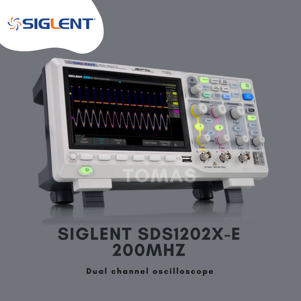 Jual Digital Oscilloscope Siglent SDS1202X-E | Shopee Indonesia